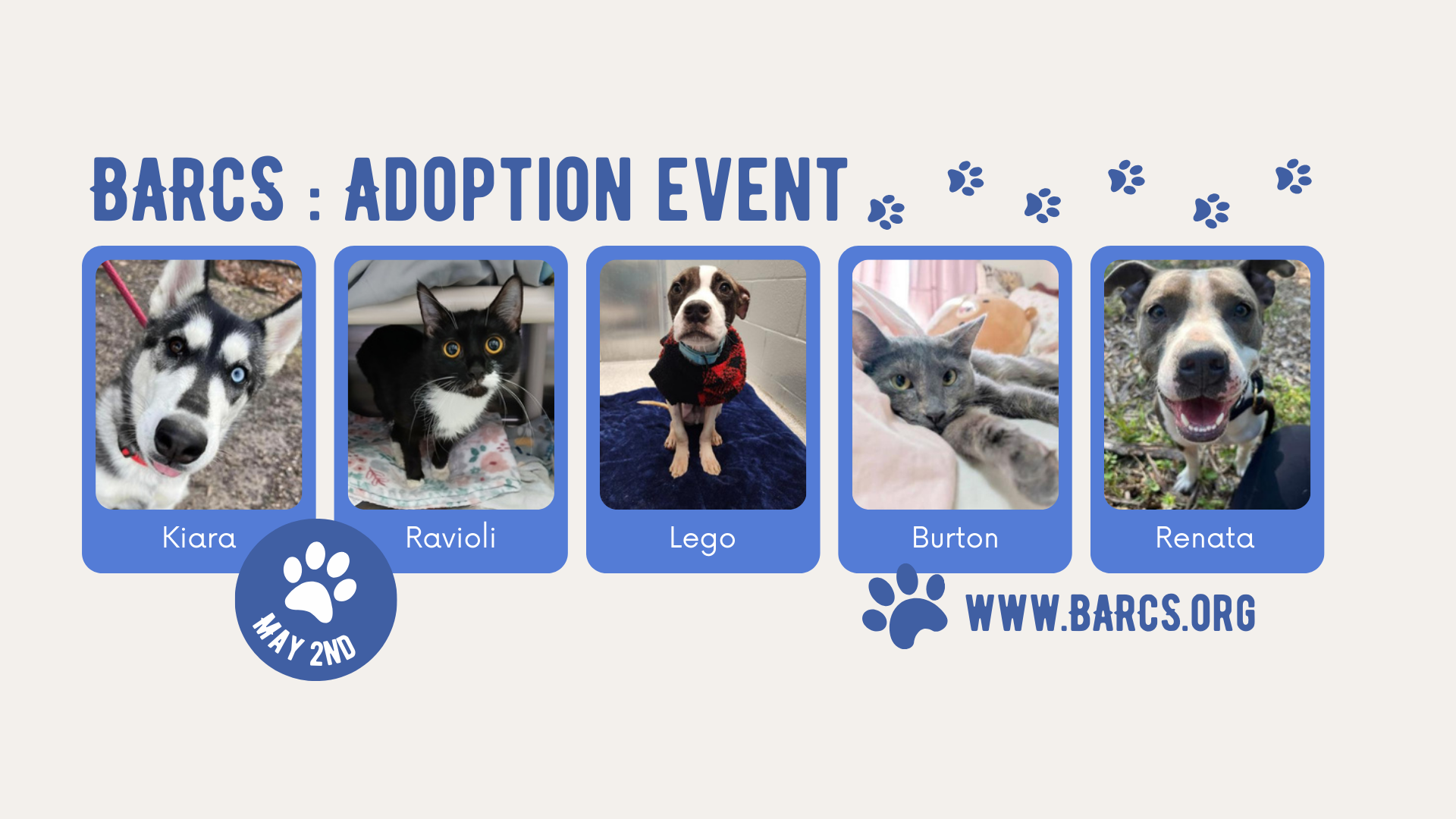 BARCS : Adoption Event