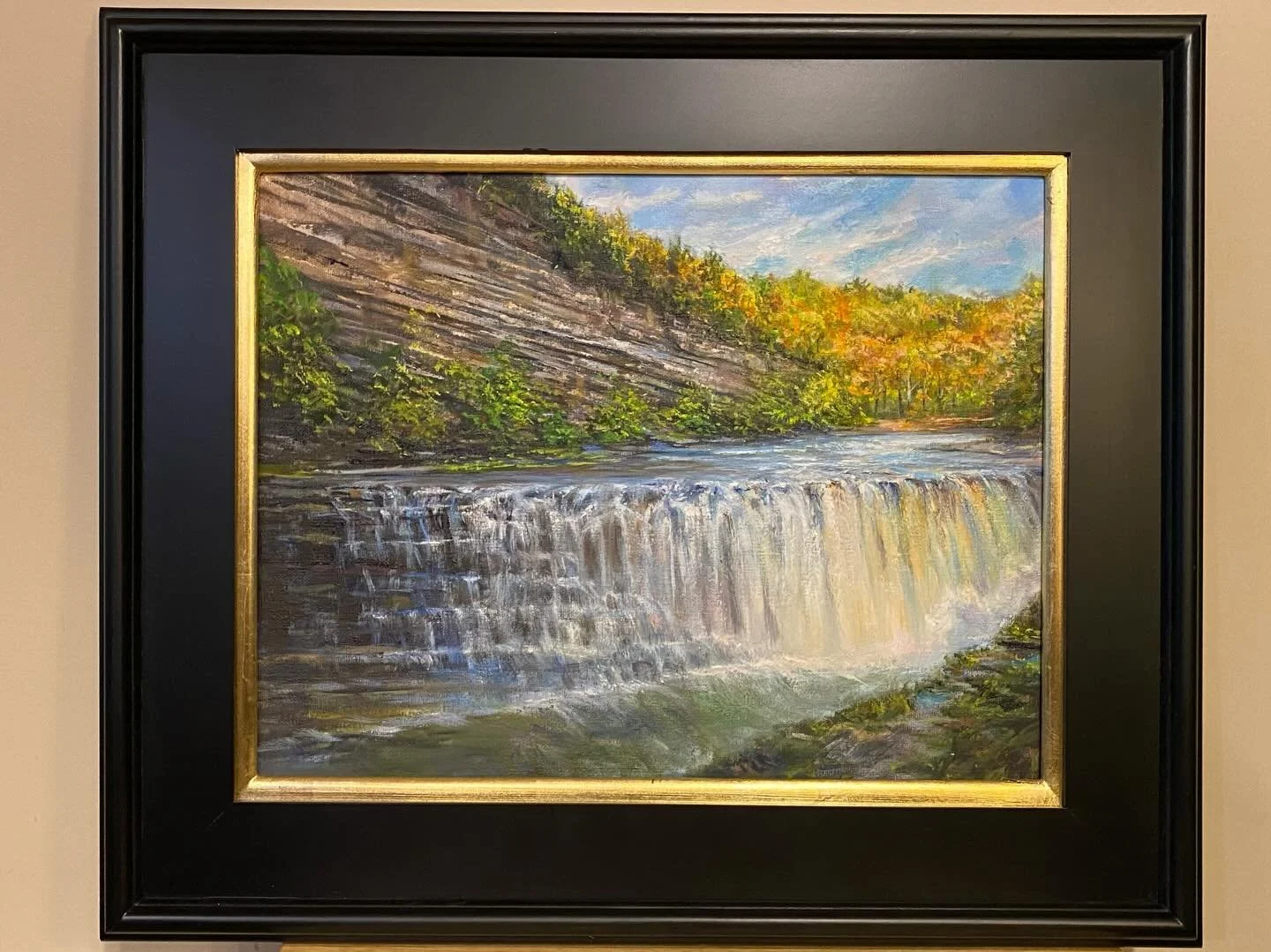 Just shipped out this commission painting to Clair, my first of the Lower Falls, in Letchworth St Park NY. 14x18&rdquo;, oil on canvas. I don&rsquo;t post all the commissions I&rsquo;m working on but when it&rsquo;s a first I like to. Hope you like i