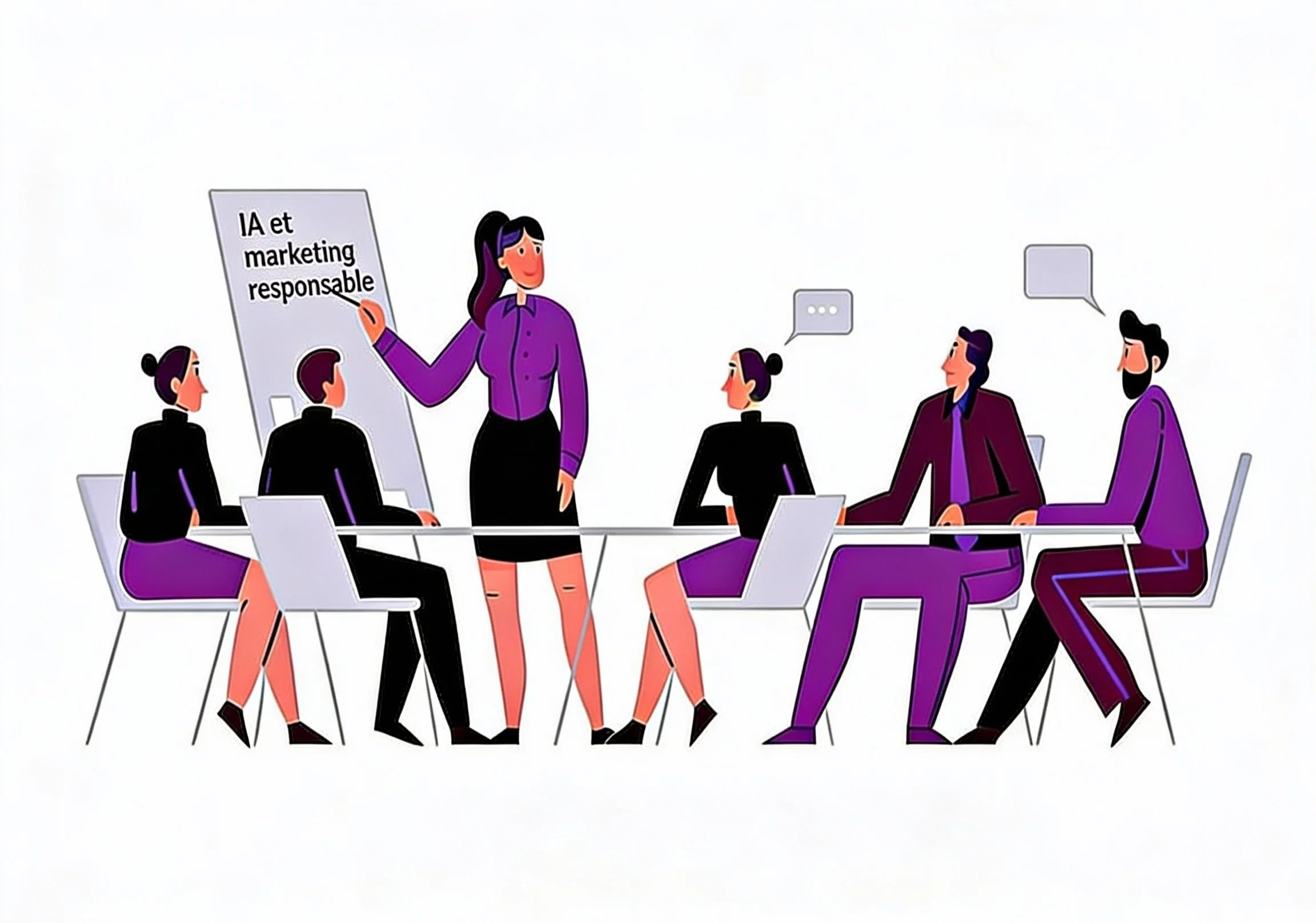 La formation Intégrer l'IA pour un marketing responsable aide les marketeurs à comprendre les mécanismes de l'IA et ses limites.