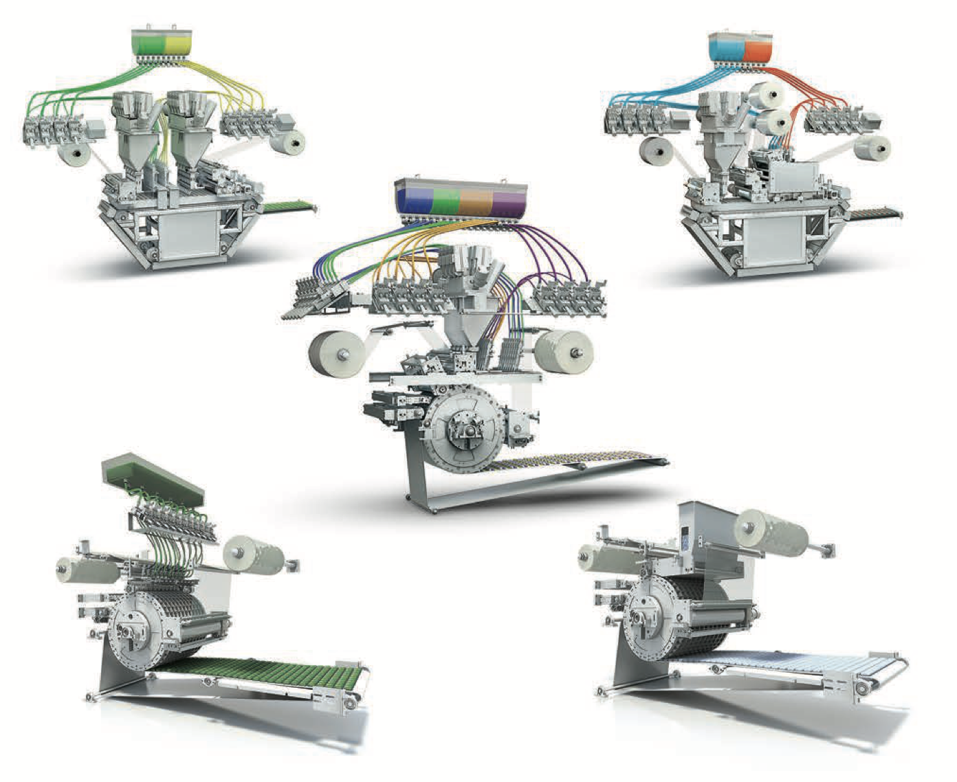 Hydropac® horizontal water-soluble pod manufacturing systems with multi-chamber powder and liquid fill configurations