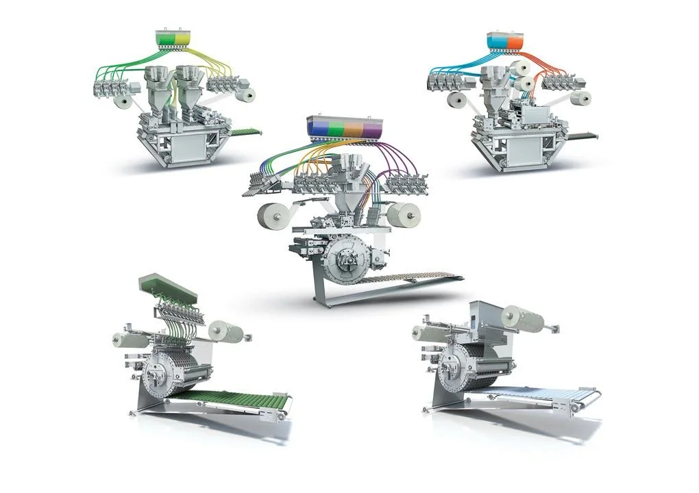 Hydropac® multi-component water-soluble packaging machine with powder and dual-liquid filling system