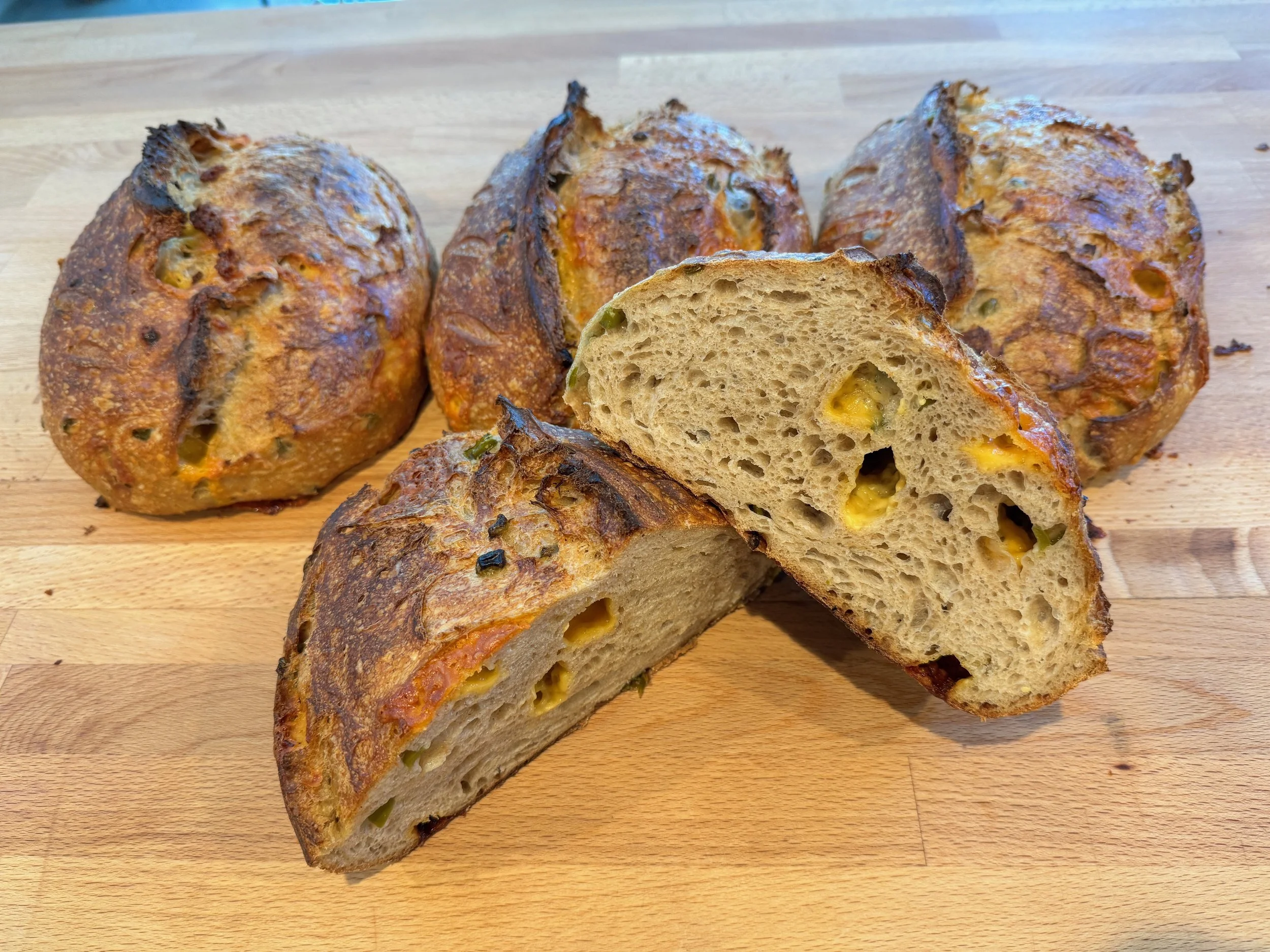 Jalapeño Cheddar Sourdough