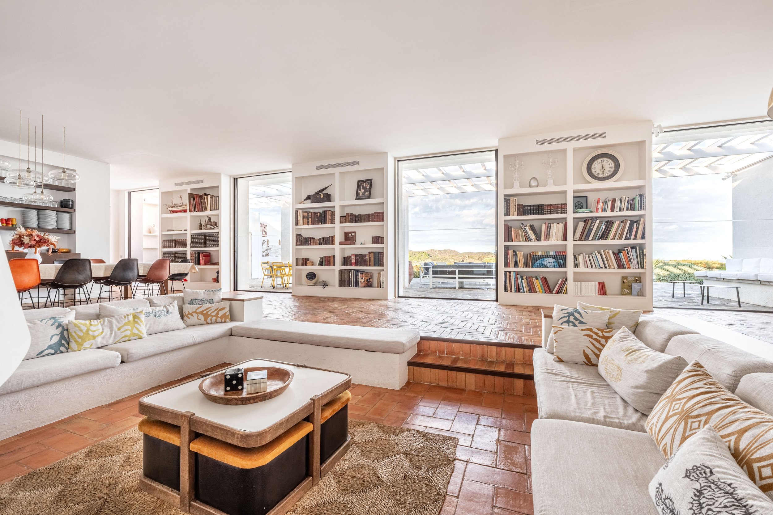 casa del capitan luxury villa lounge area 