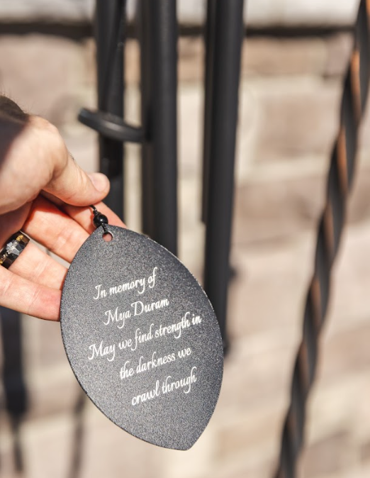 Example of Wind Chime memorial at Sevier County Animal Shelter