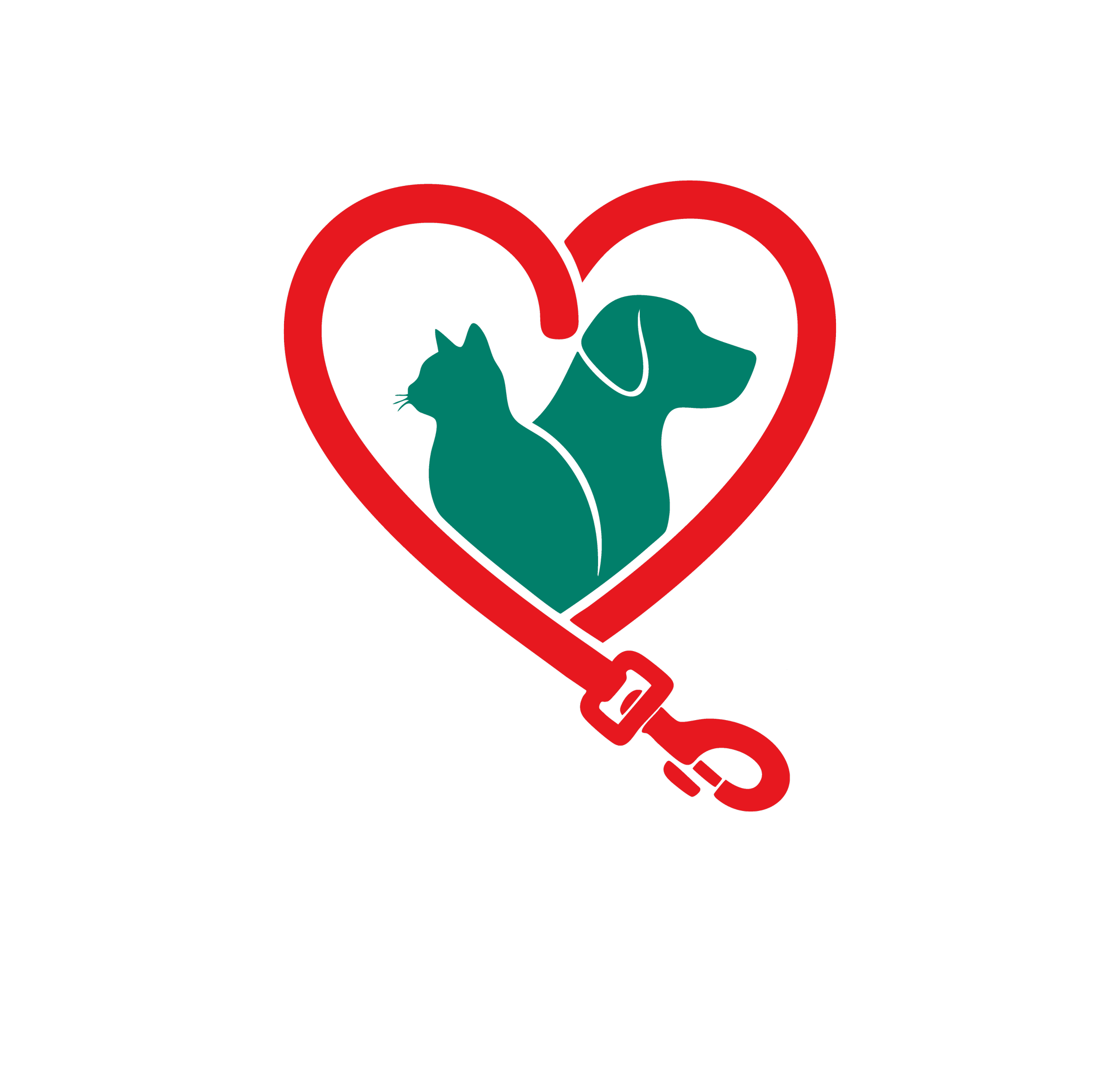 Red and teal logo icon from Sevier County Animal Shelter