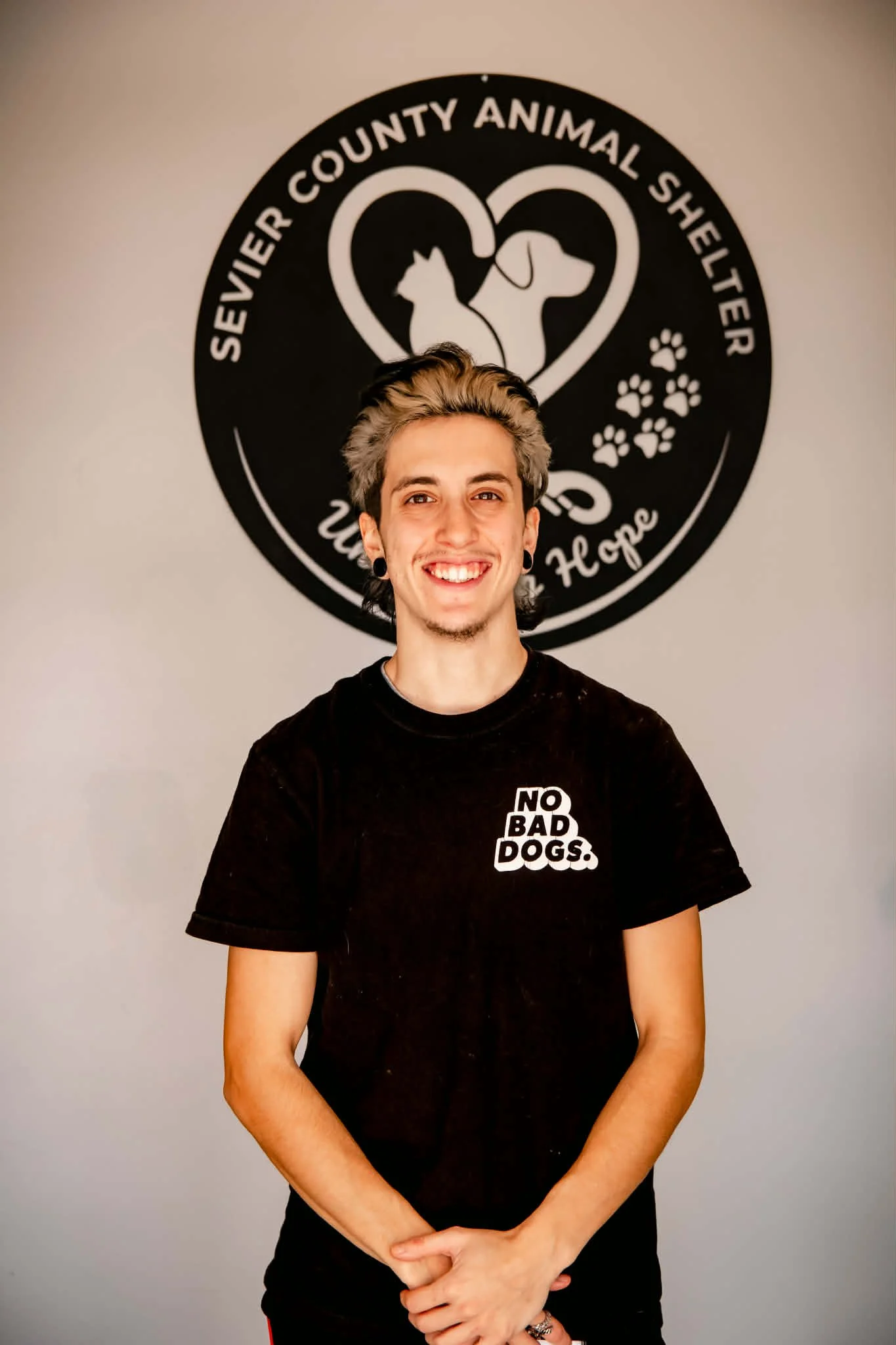 Rhett Whitaker, Adoption Counselor at Sevier County Animal Shelter in Sevier County, TN.