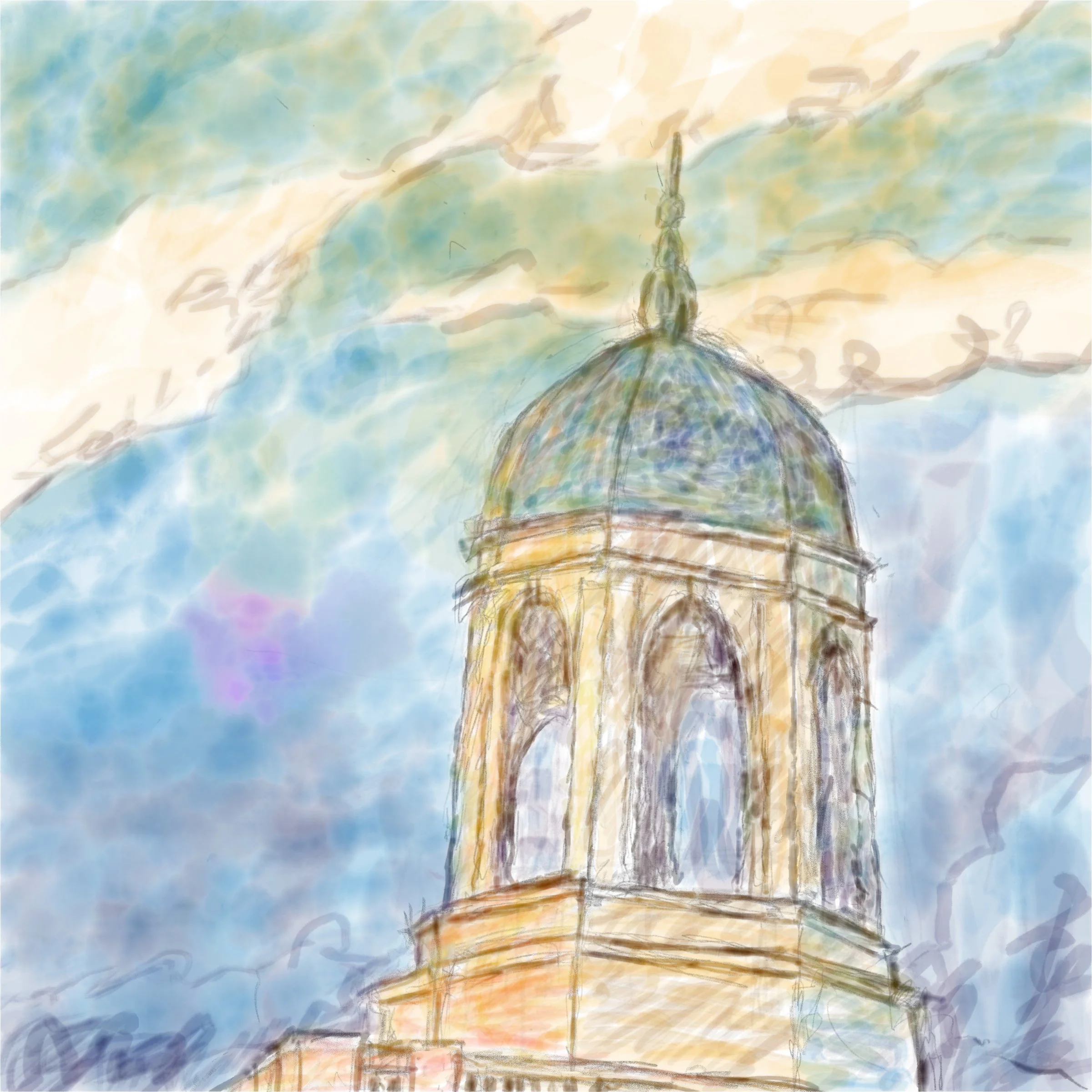 David gives an update on his artwork: 02