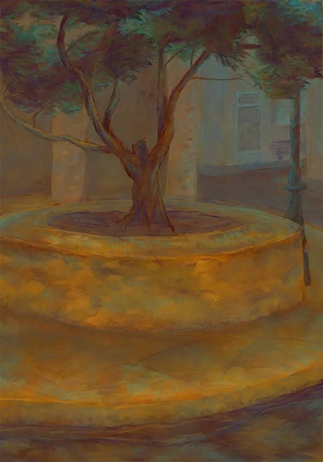 An evening, dreary picture as one has the chance to contact David before clicking away.