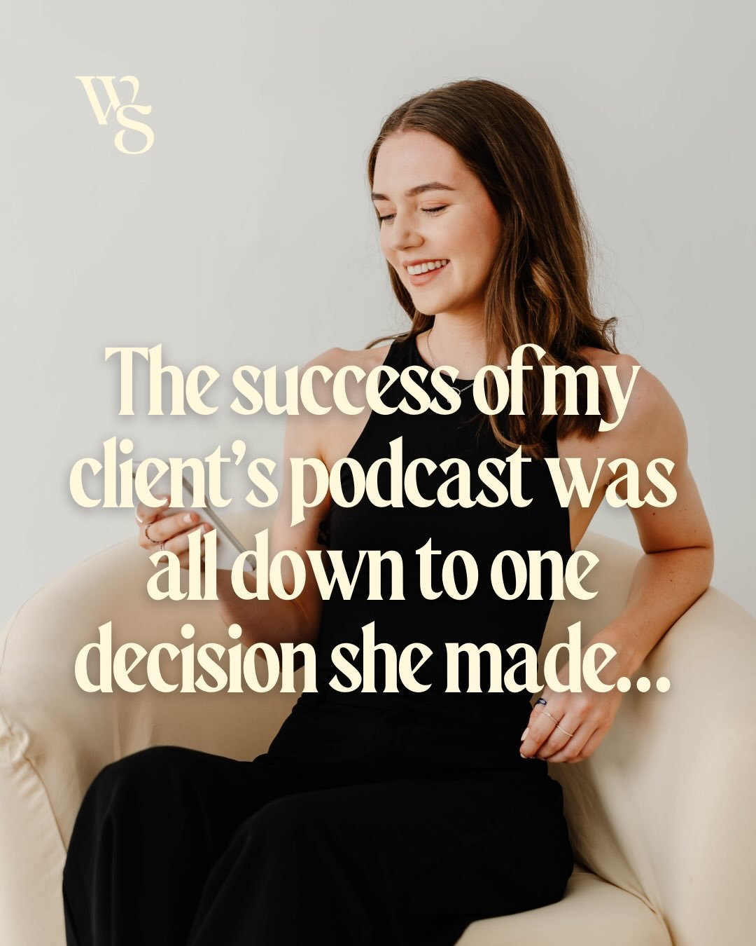 My client tried to launch her podcast herself, but this is what stopped her&hellip;

She had the mics bought, the name picked out, her guest episode recorded and ready to be edited.

But as soon as she actually tried to edit her episode, she realised
