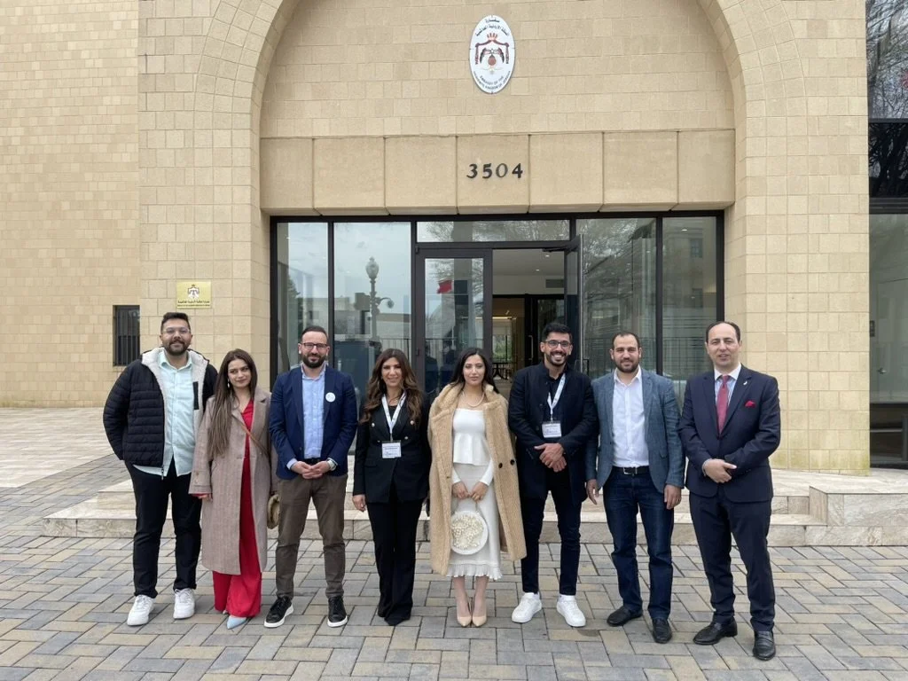 International program participants gathered together in Detroit