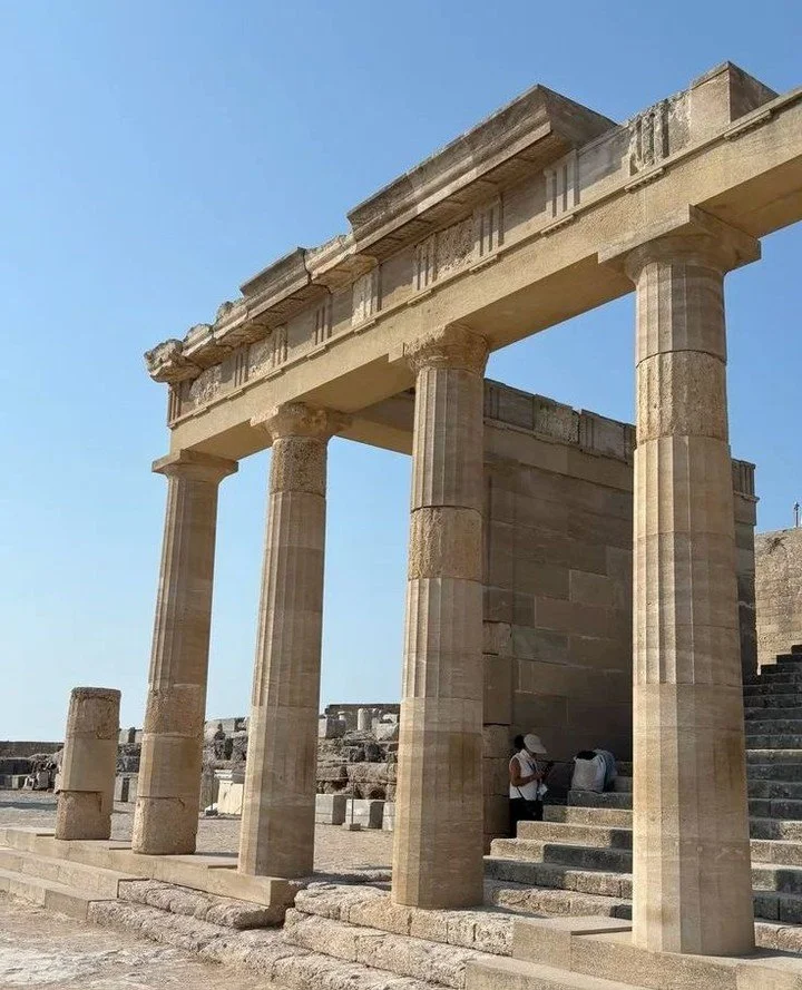 The Acropolis of Lindos 🤍