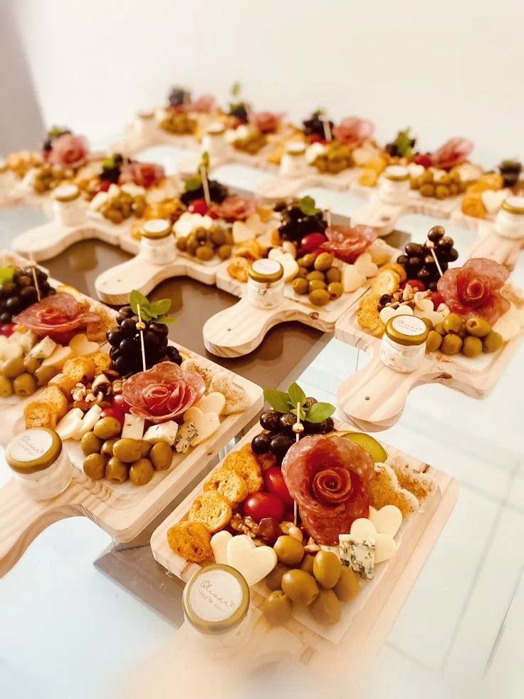 minitablas para boda elegante