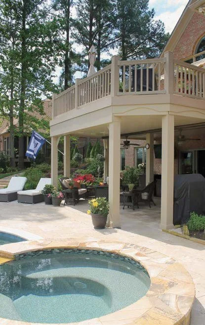 Dyke Industries Color Guard porch railing Franklin NC Nantahala Home Center