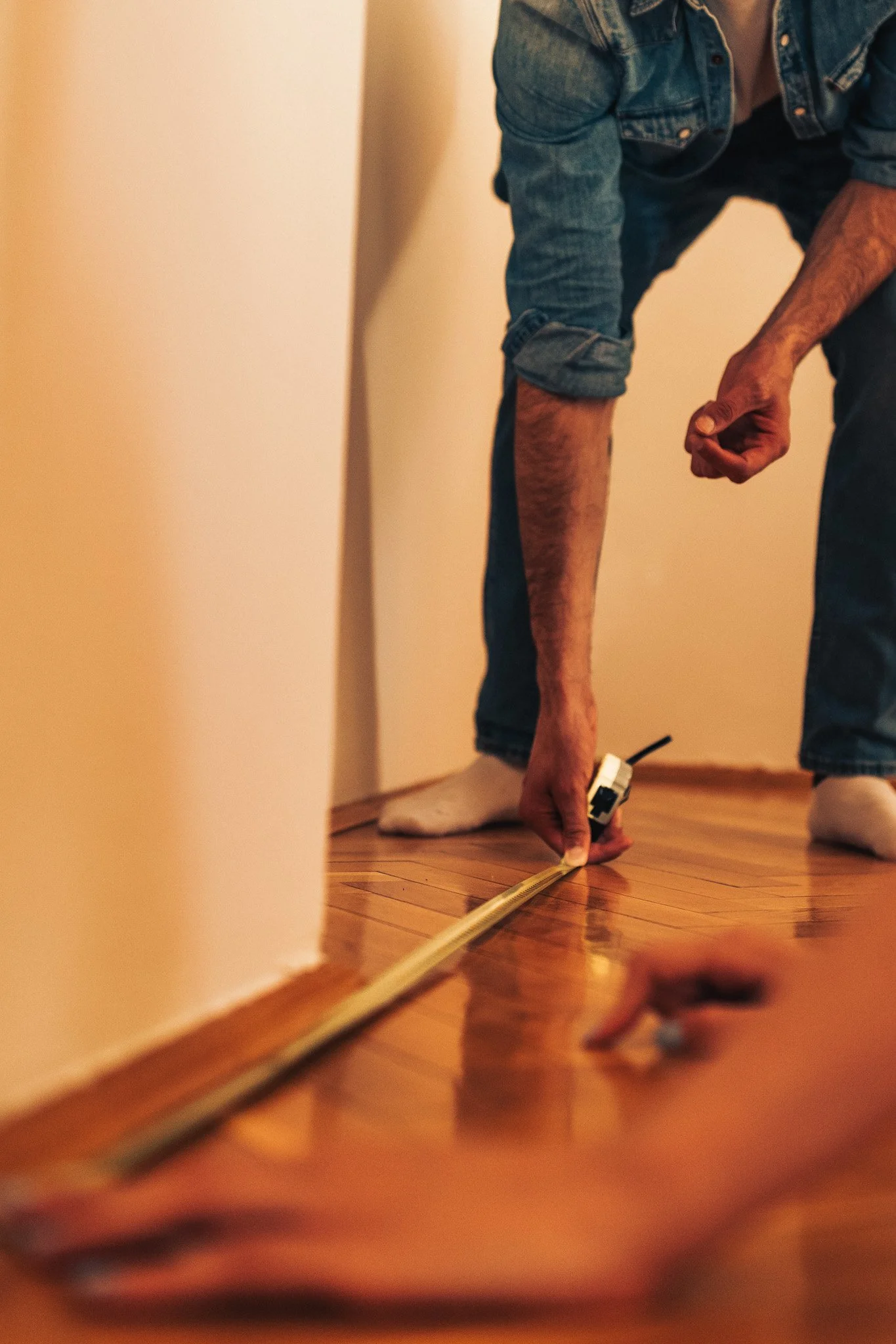 Installation of hardwood flooring