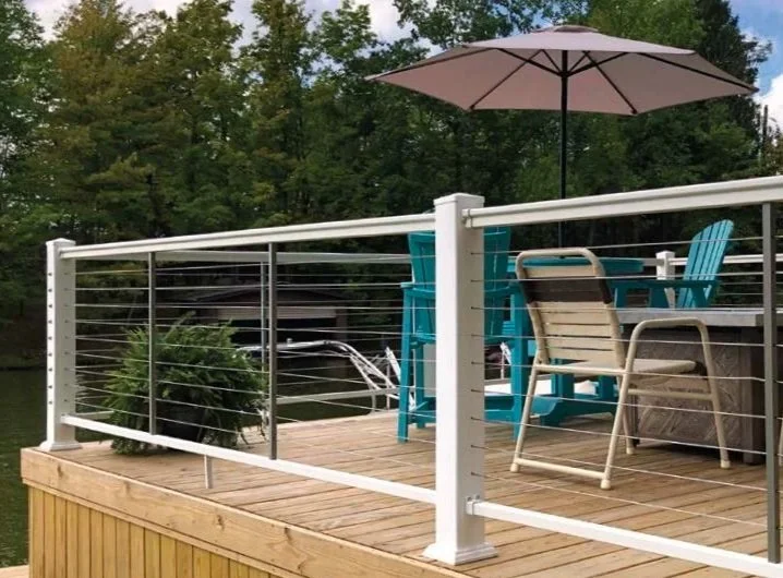Dyke Industries Color Guard porch railing Franklin NC Nantahala Home Center