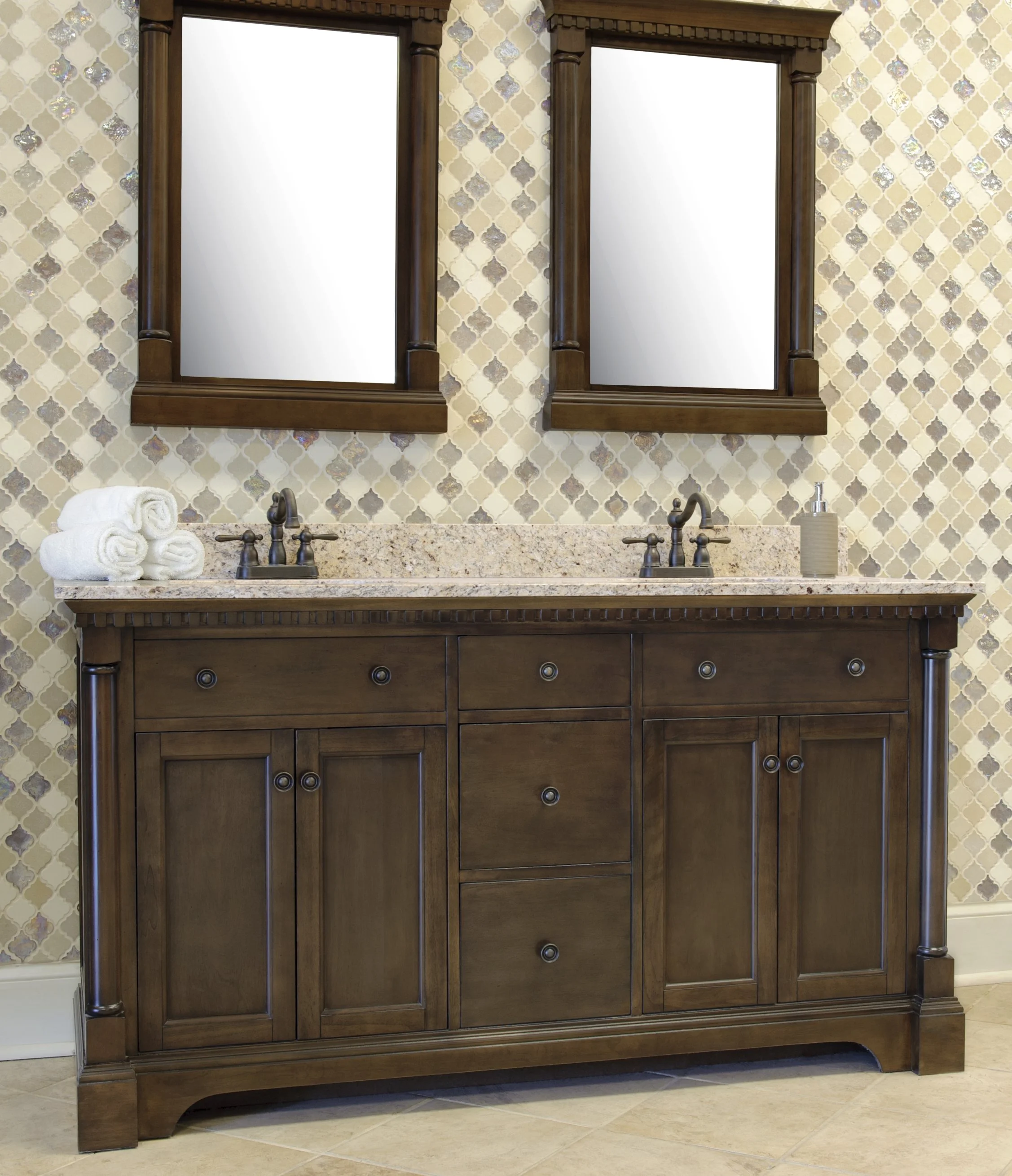 Walnut Ridge bathroom Cabinets vanity Nantahala Home Center Franklin NC