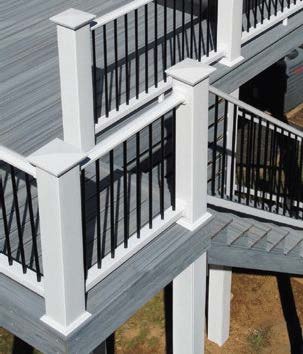 Dyke Industries Color Guard stair railing system Nantahala Home Center Franklin NC
