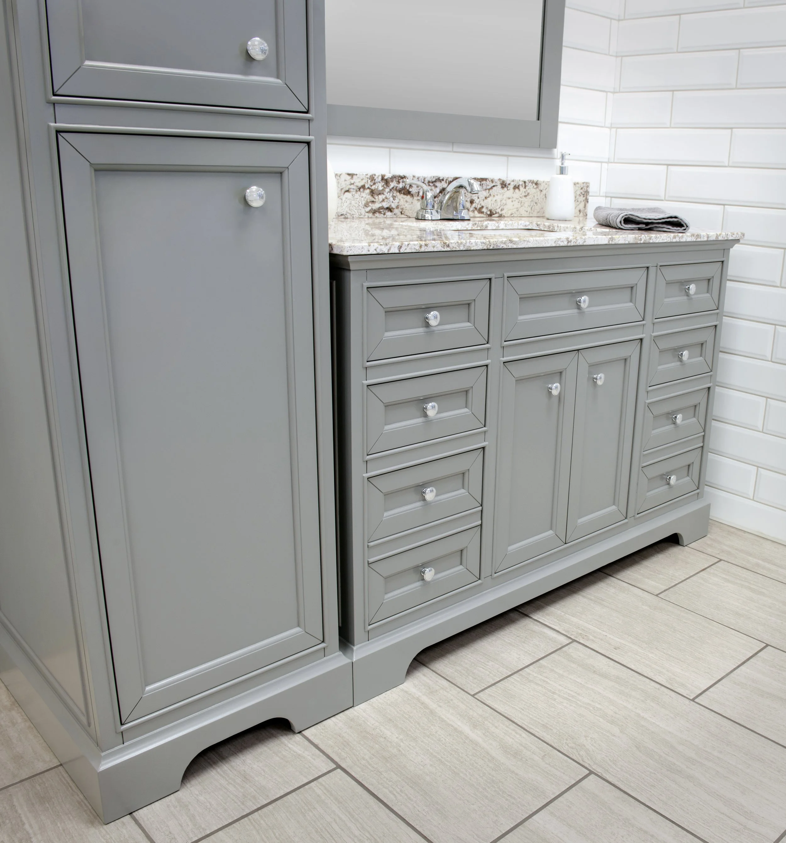 Walnut Ridge bathroom Cabinets vanity Nantahala Home Center Franklin NC