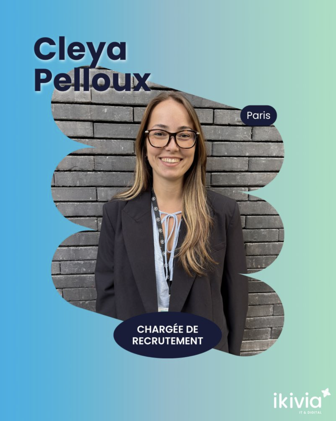Cleya, chargée de recrutement chez Ikivia