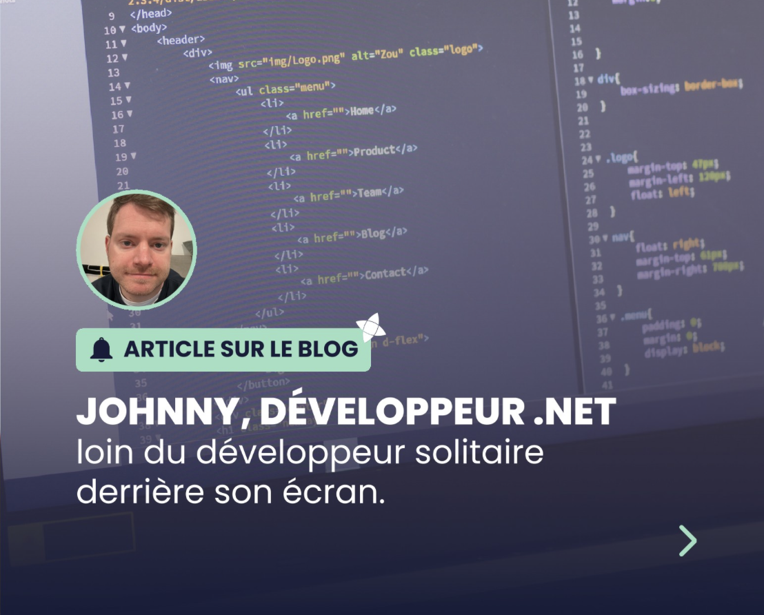 johnny Developer .NET chez Ikivia 