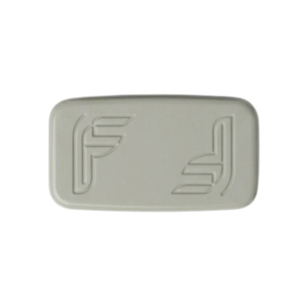 Shallow Unistrut End Cap - Grey $2.46ea/50 per pack