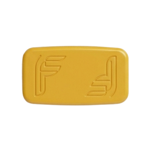 Shallow Unistrut End Cap - Yellow $2.56ea/       50 per pack
