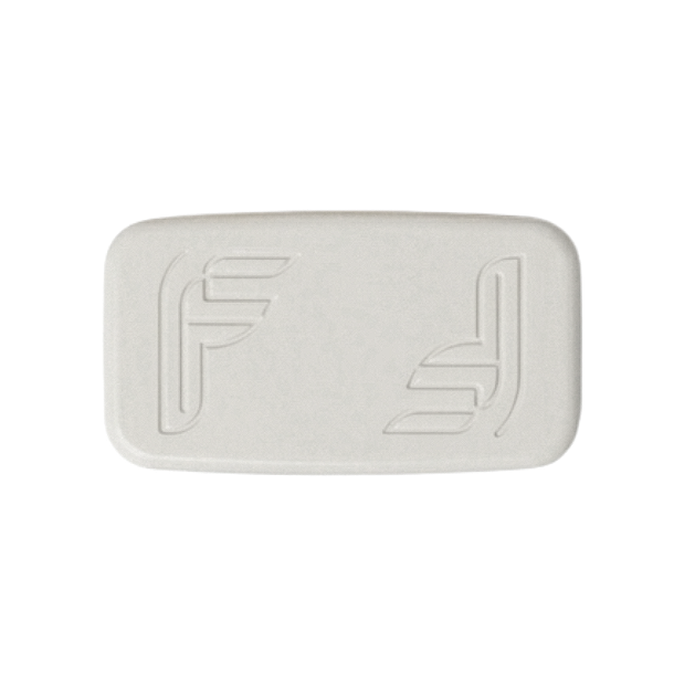 Shallow Unistrut End Cap - White $2.43ea/50 per pack