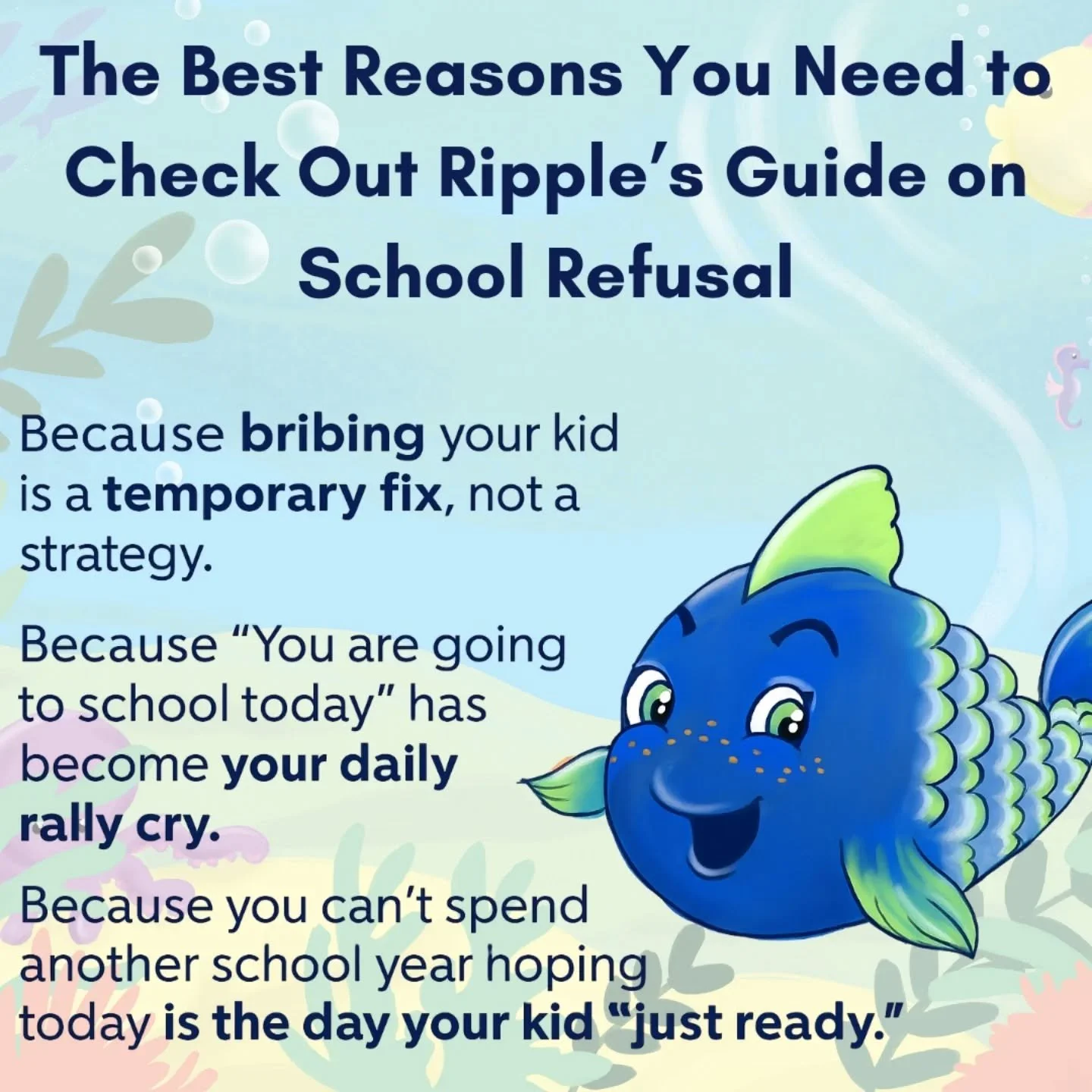 Ever feel like bribing your kid is just a quick fix? (The promise of Starbucks or Dunkin in the morning isn&rsquo;t sustainable!) 

If &quot;You're going to school today!&quot; is your morning mantra and you're tired of the daily struggle, this is th