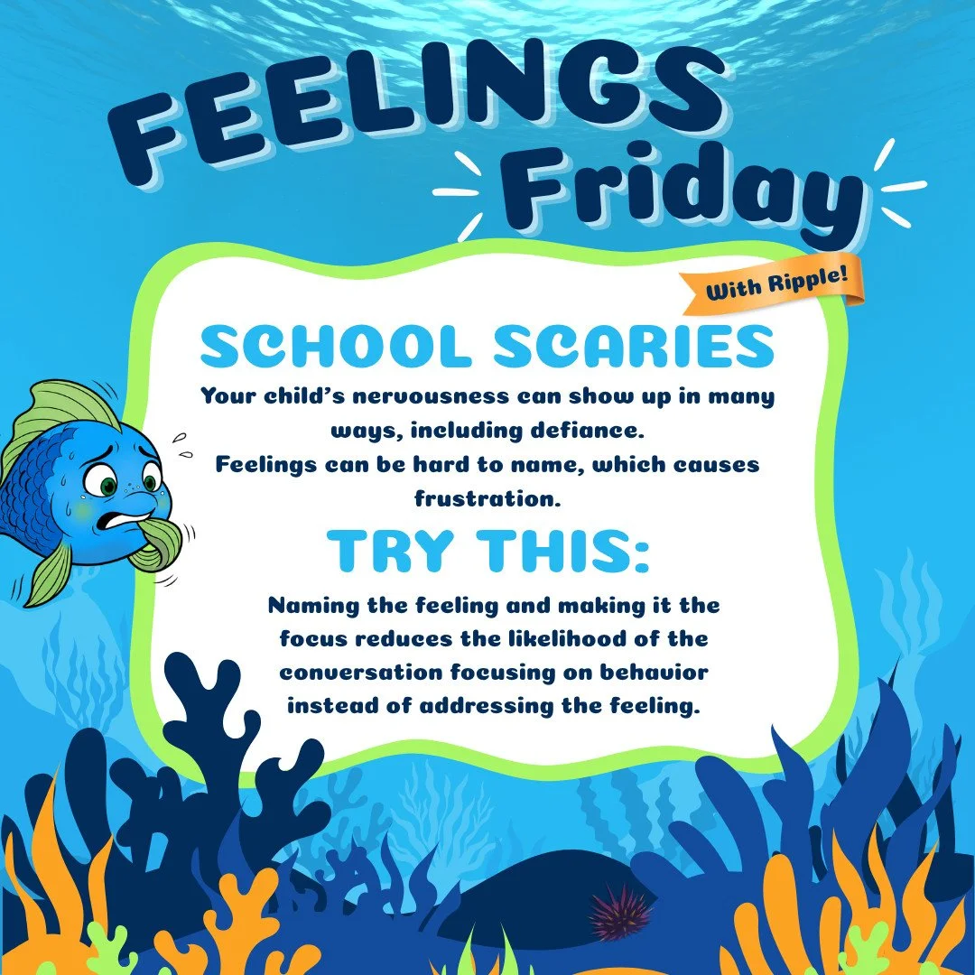 Sometimes nervousness about school doesn&rsquo;t look like nervousness at all.⁠
⁠
Big feelings can show up as frustration, defiance, or challenging behavior when children don&rsquo;t yet have the words to explain what&rsquo;s going on underneath.⁠
⁠

