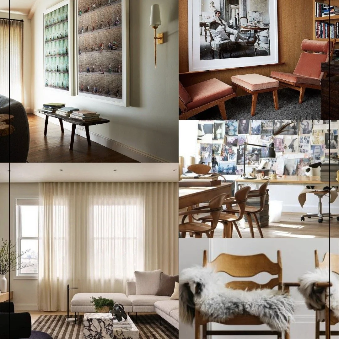 A mood board for a project in Roanoke&mdash;this one&rsquo;s a little different.

An exploration within my own home&mdash;layered in texture, color, contrast, and perspective.

#sarahcallinteriordesign
