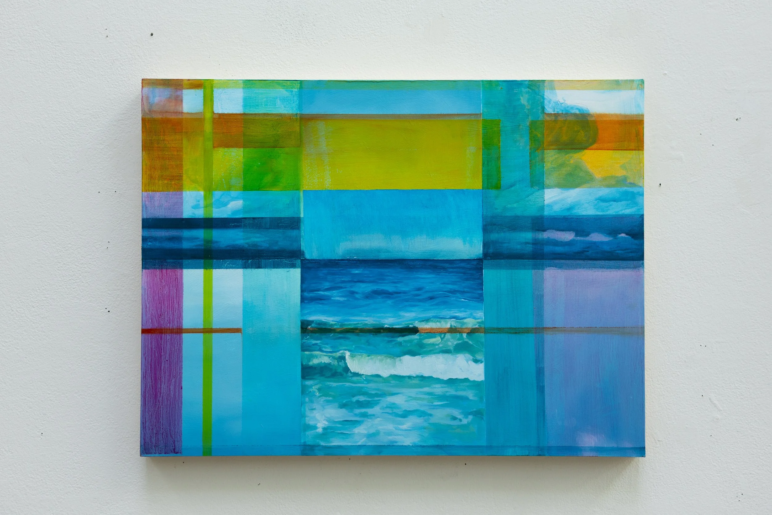 Glitch 1 , Oil on Panel, 18" x 24" , 2025