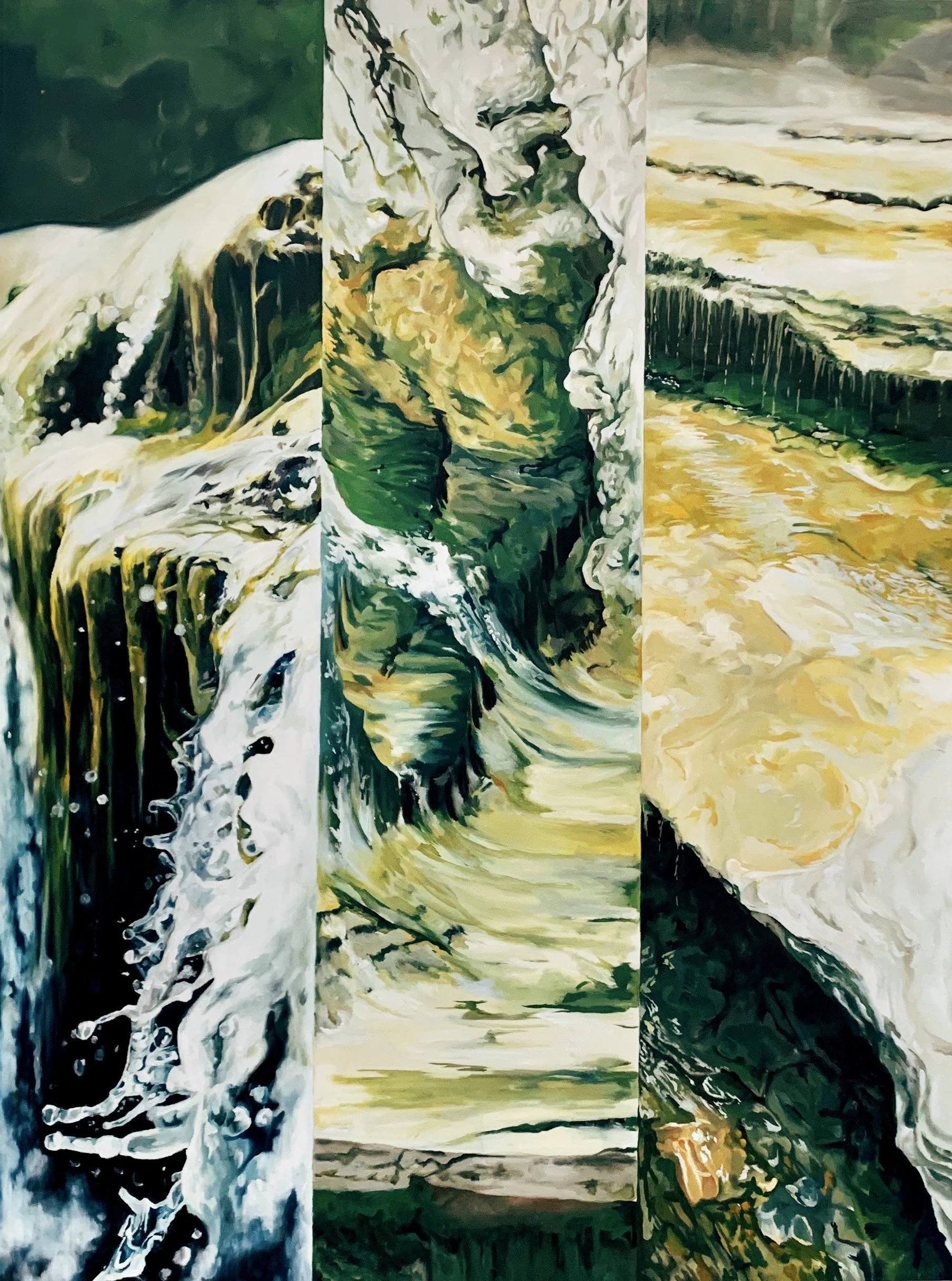 Trinity River, Oil on Panel, 30" x 40"  2019