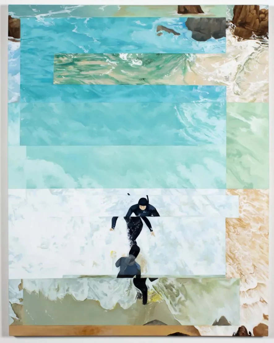 Scuba, Oil on Canvas, 42" x 54"  2019