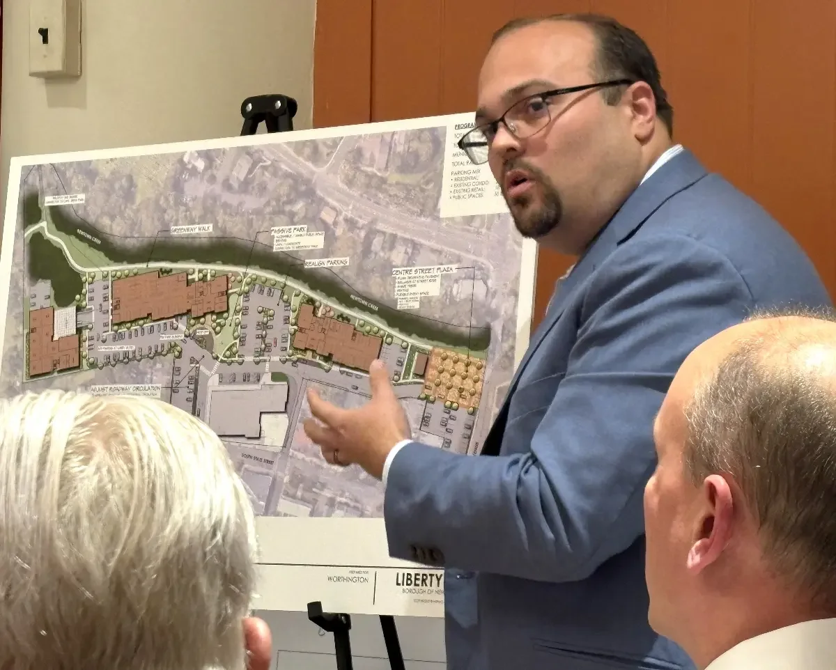 “Sketch Plans Unveiled For Liberty Centre In Newtown Borough” by Jeff Werner of Patch