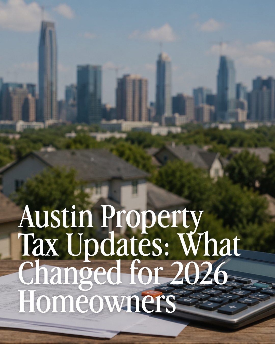 Austin Property Tax Updates: What Changed for 2026 Homeowners