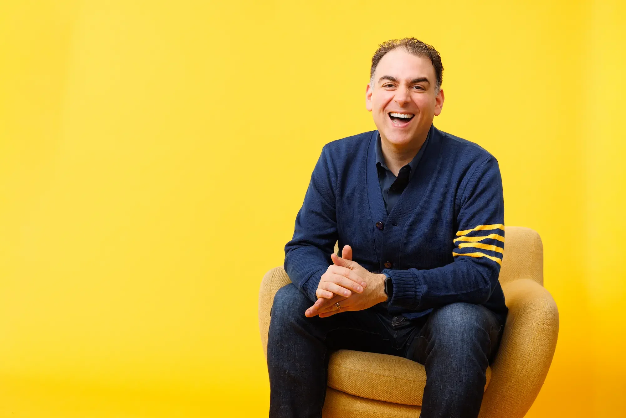 Man sitting in chair