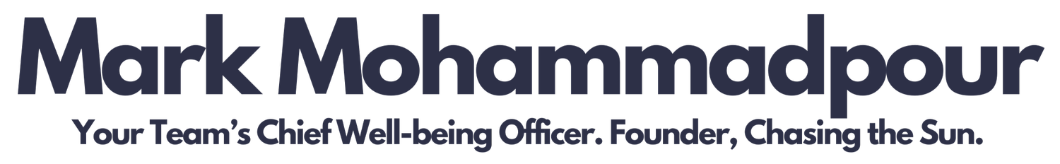 Mark Mohammadpour, Leadership Keynote Speaker | Communication | Culture | Well-being