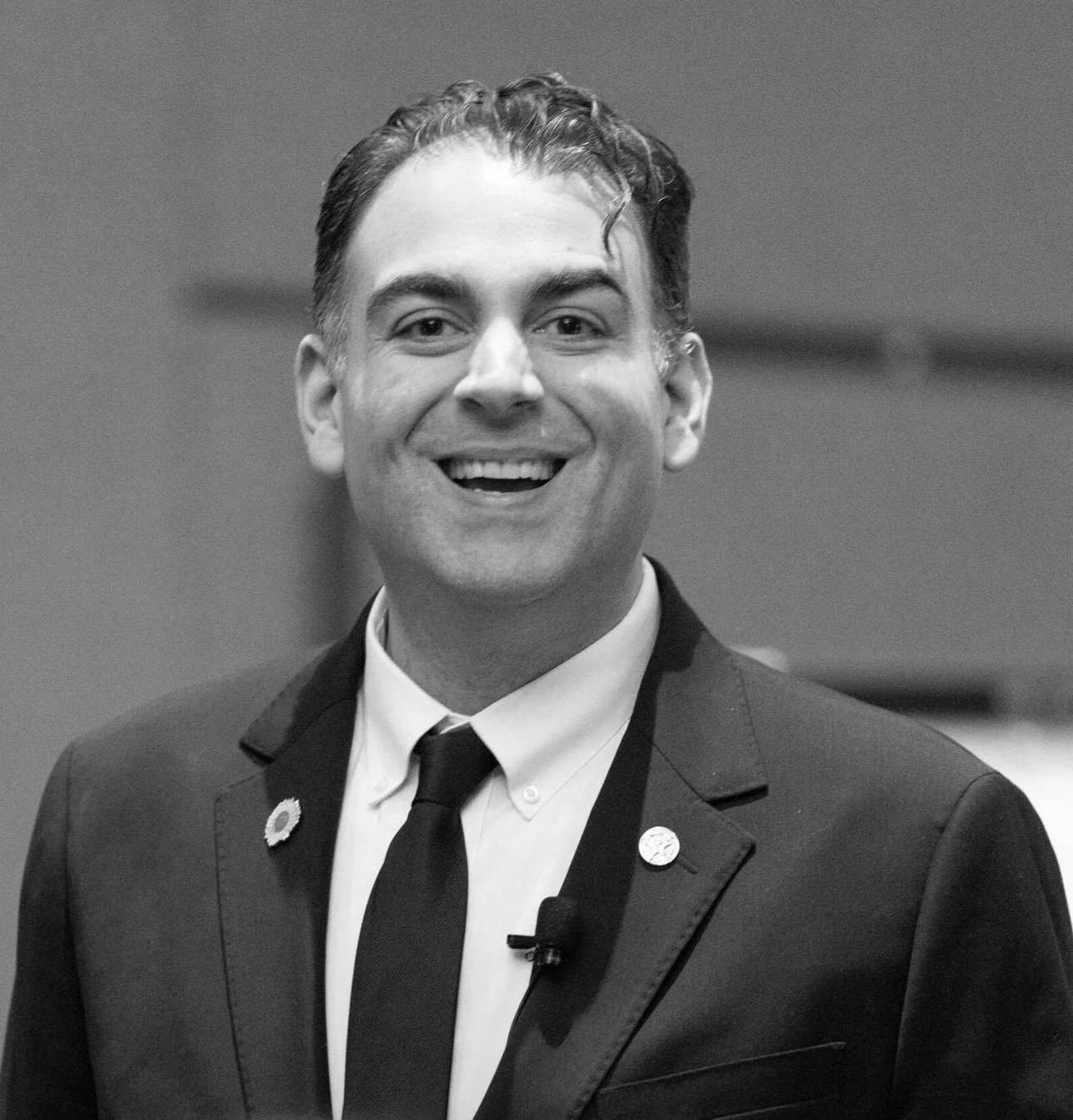 Mark Mohammadpour interacting with a corporate audience during a 'Keynote Conversation'.