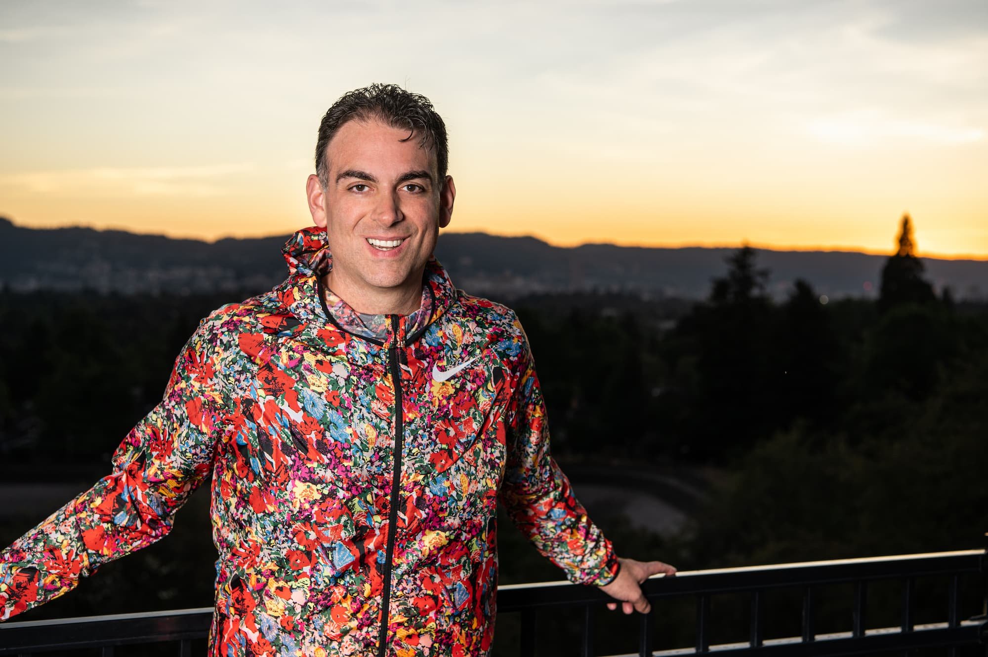 Man smiling at camera