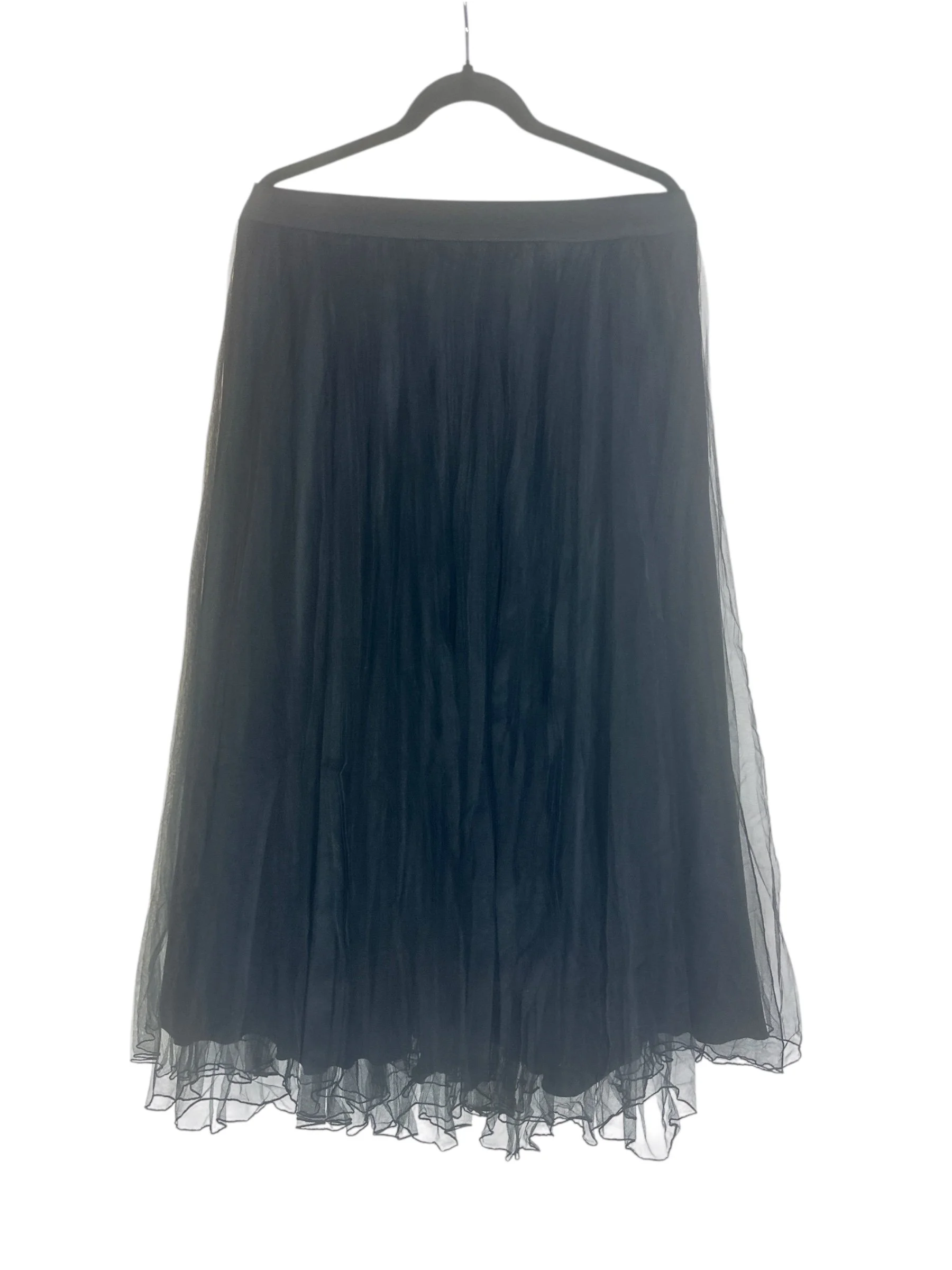 Black Pleated DSI Practice Ballroom Skirt