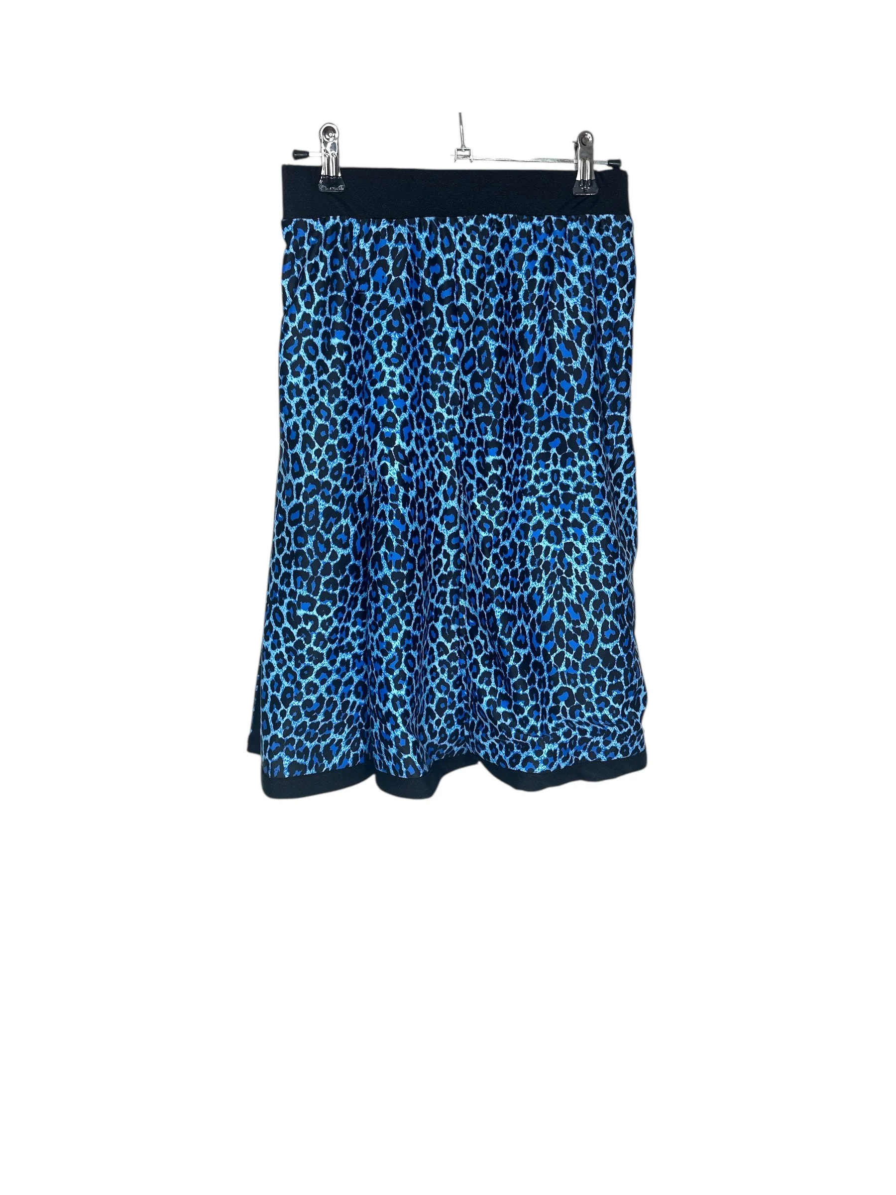 Blue Leopard Print Practice Skirt