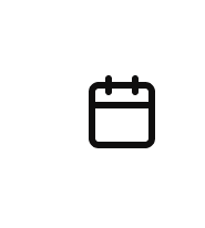 Icon of a calendar with a star on the top left corner.