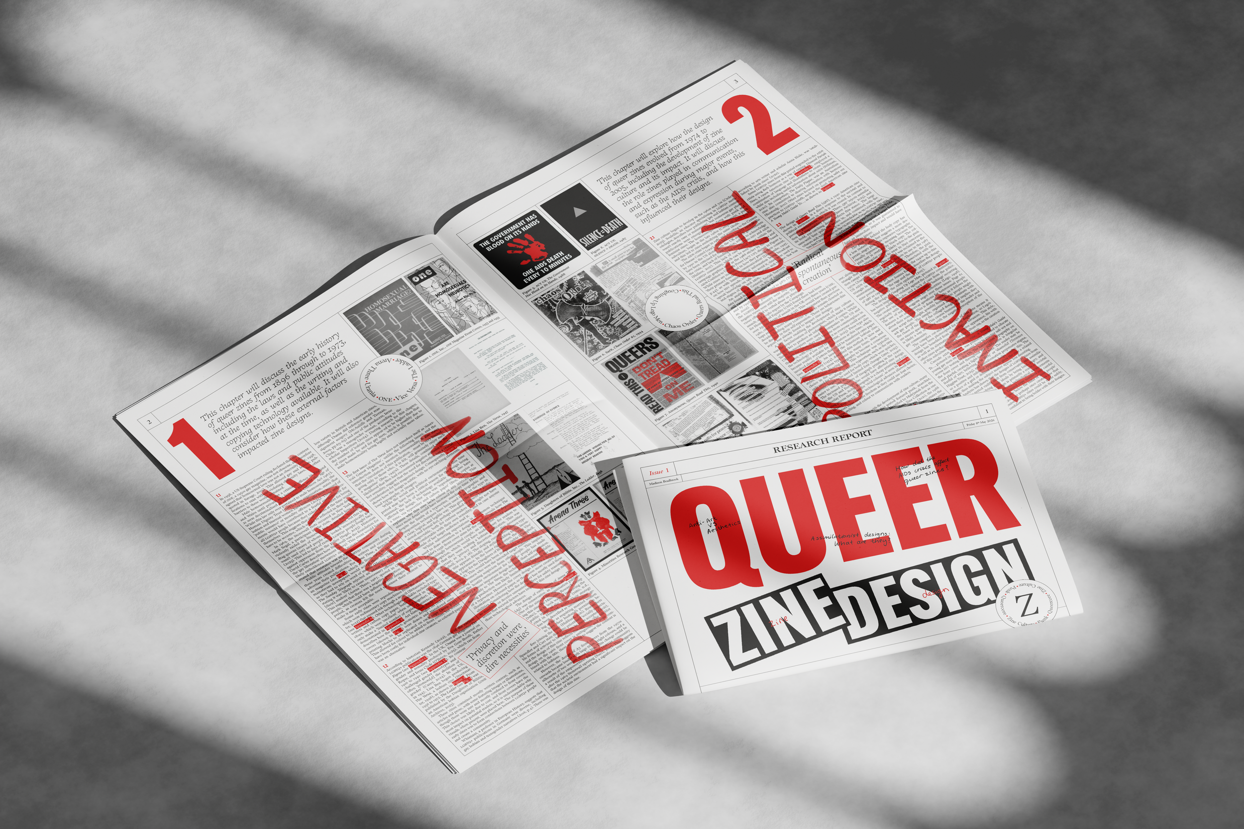 Queer Zines - Research Report Design