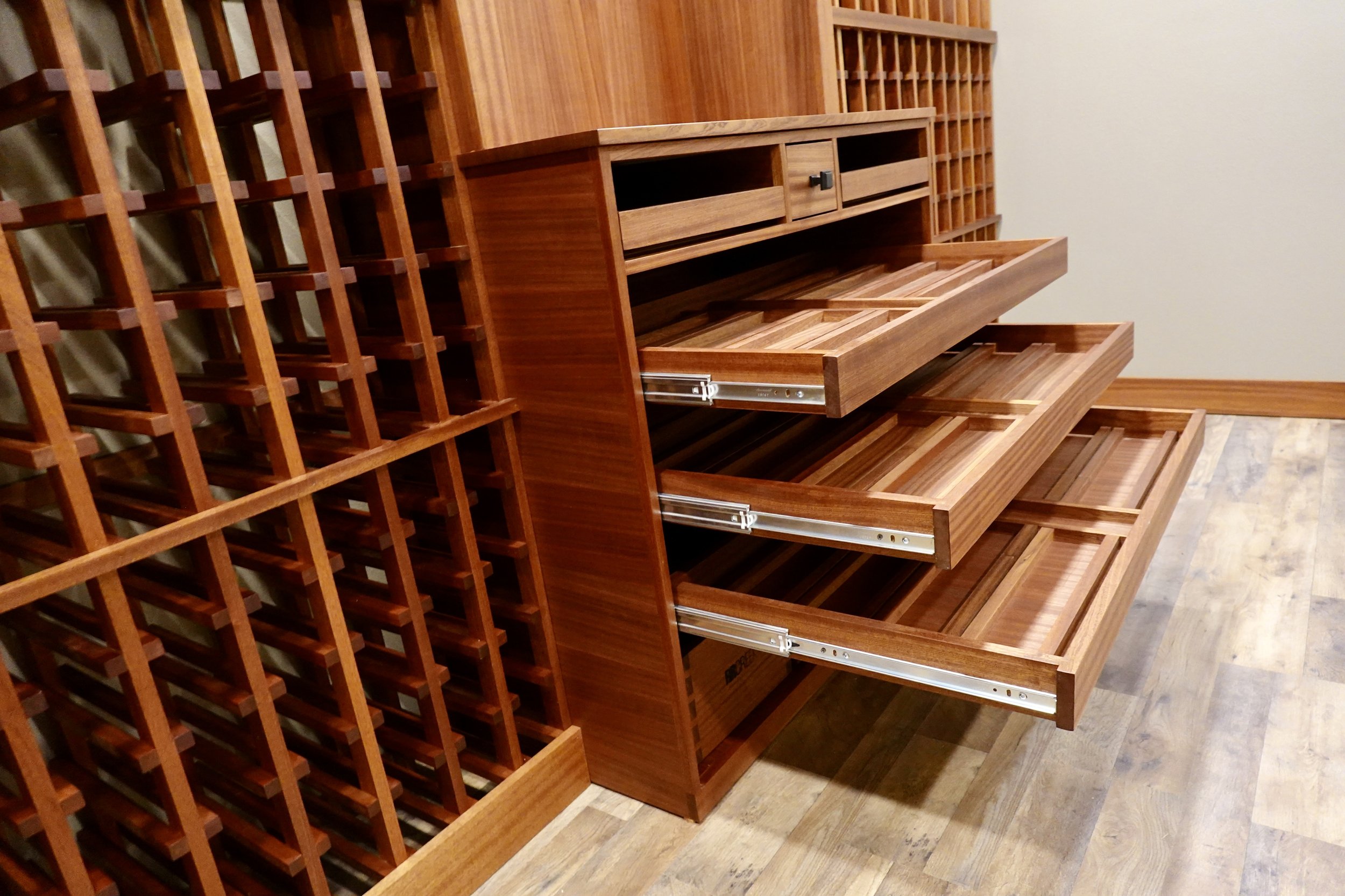 24” deep cabinet for magnum nesting