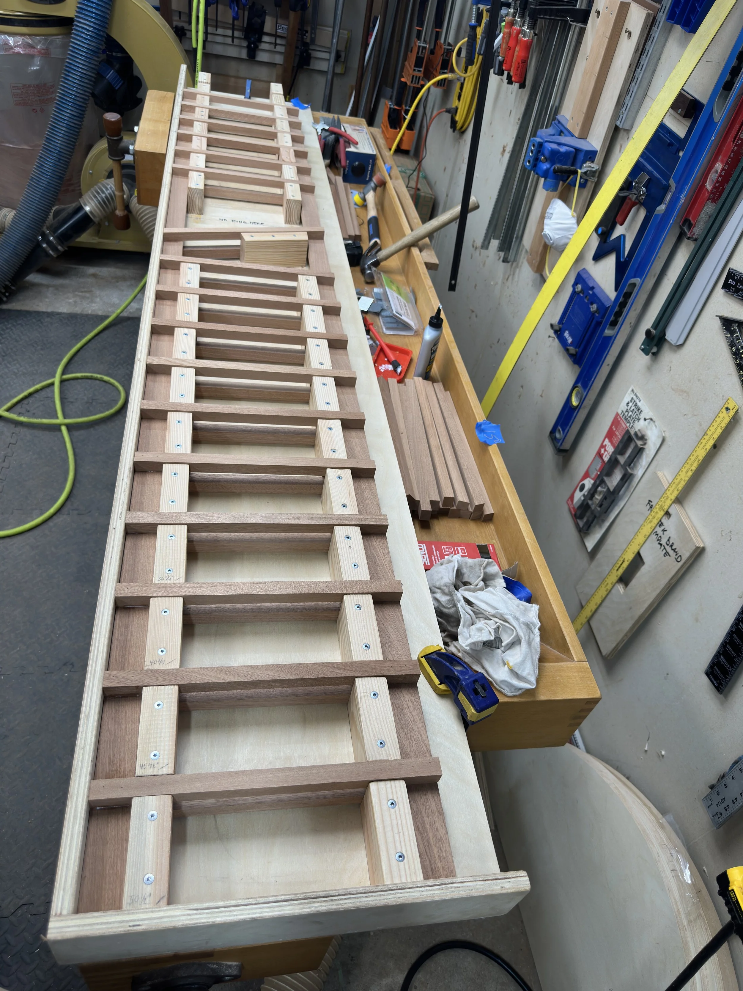 My shop made display ladder jig