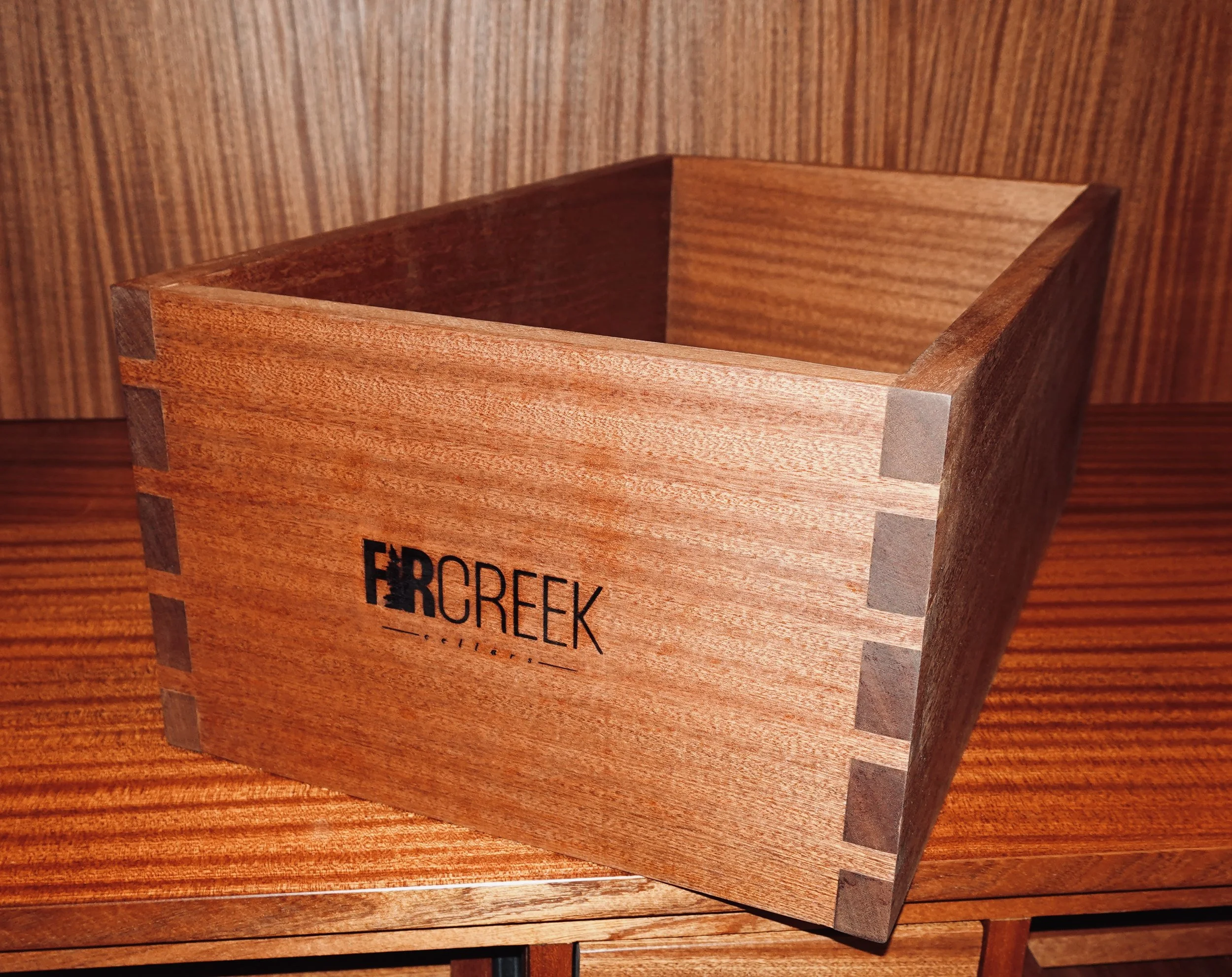 3  dovetail wine boxes for multiples of the good stuff
