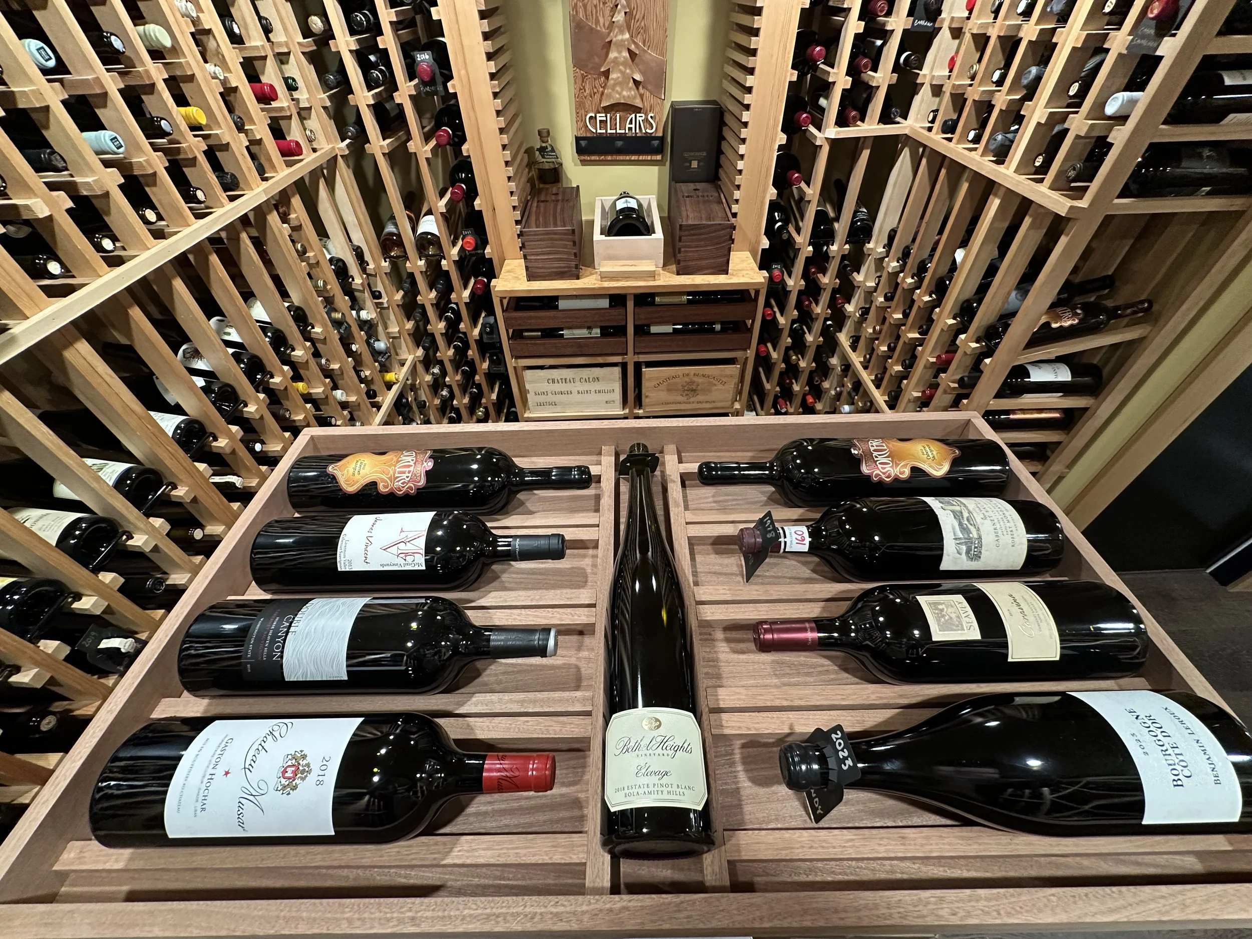 Demoing the drawer layout with my own magnums.