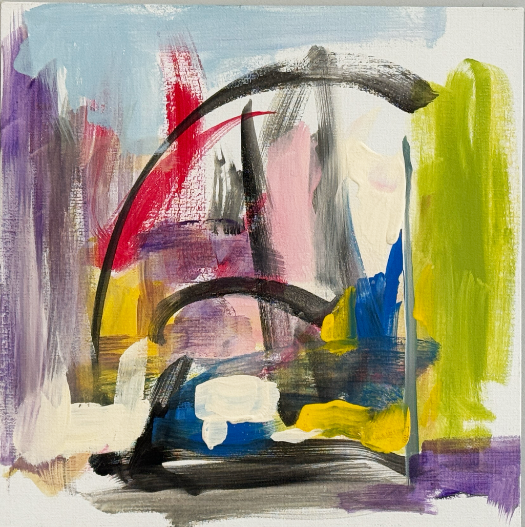 City, Abstract
Acrylic on board 12"x12"