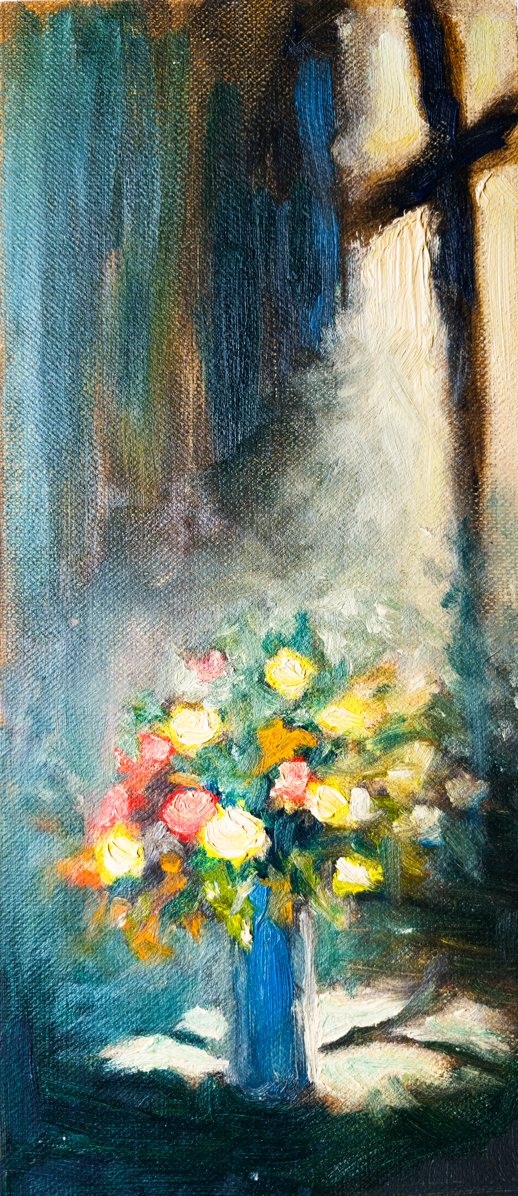 FLORAL FANTASY
Oil on paper 6"x12"
//Original NFS 