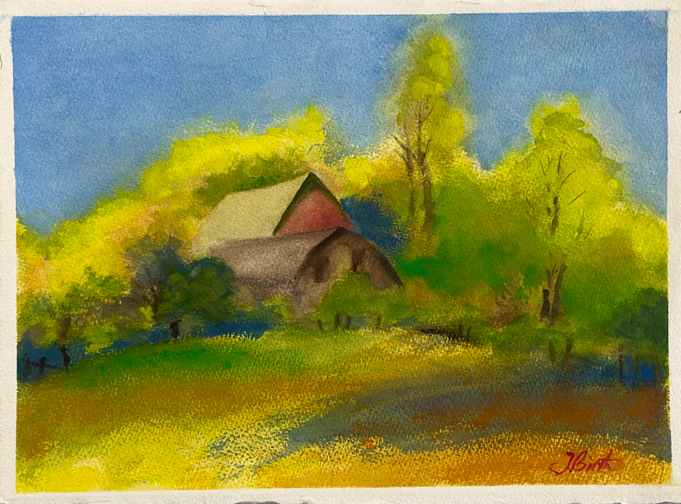 Farm Building II
Watercolor on paper 11"x15"
